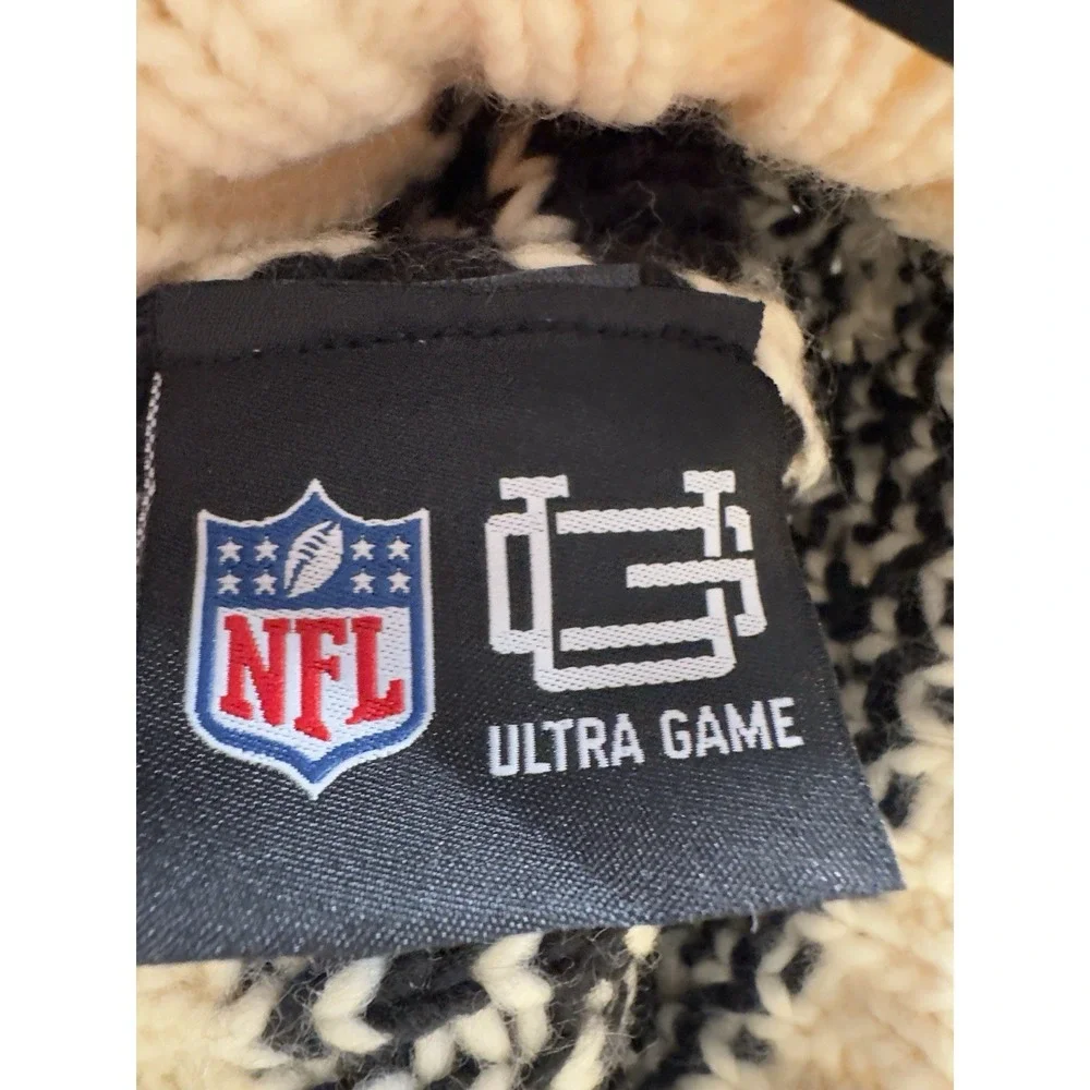 NFL Las Vegas Raiders Hat Gloves Set NWT Plus Knit Headband Neck Warmer